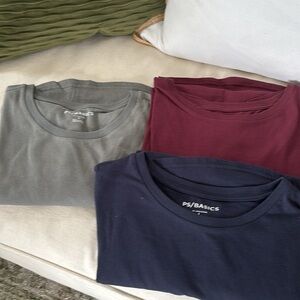 3 PacSun Basics Basic Scallop T-Shirts